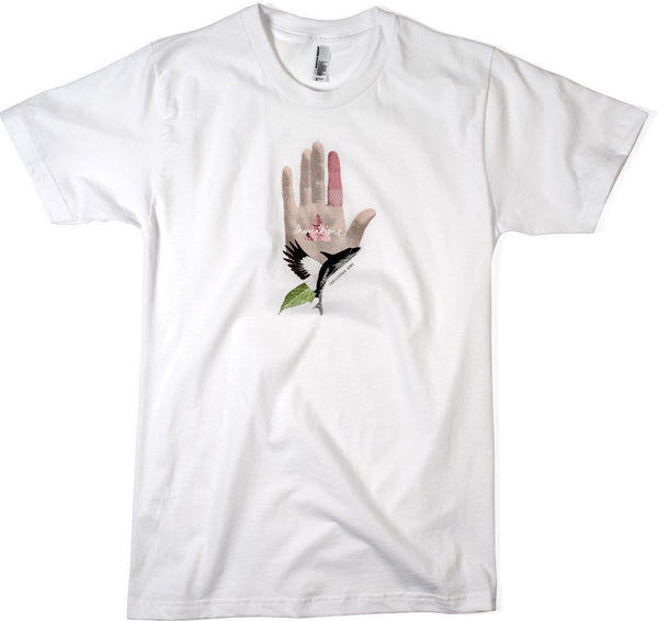 Invocations 'Hand' Design T-shirt (White)